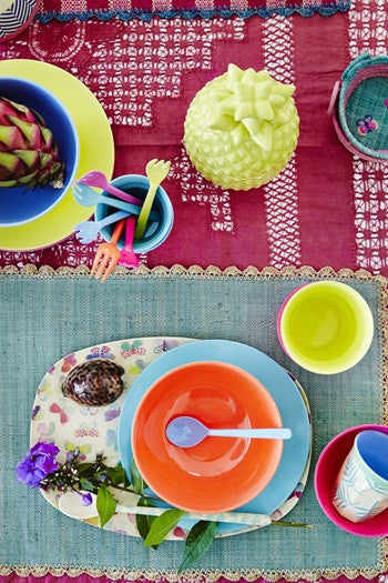 Rice Dk | Melamine Rectangular Tray Butterfly Print