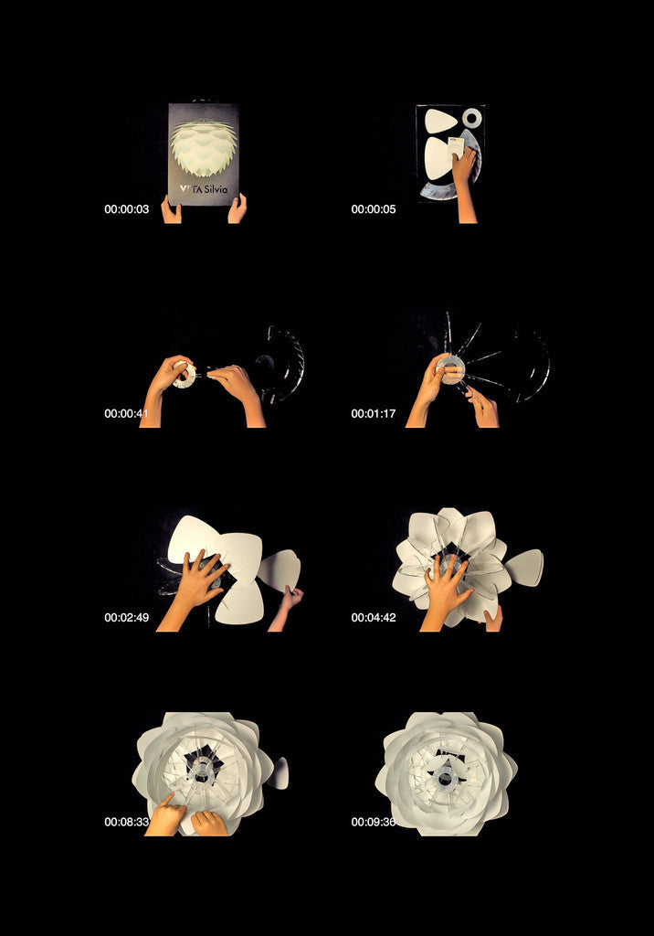 אהילים מעוצבים VITA | אהיל תליון ארטישוק מיני לבן