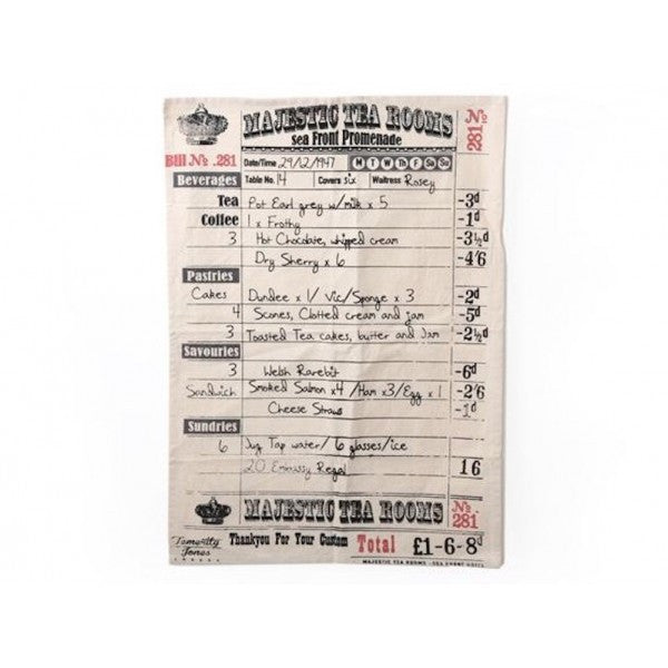 Temerity Jones | Vintage Tea Room Designed Towel